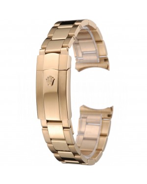 Rolex Polished and Brushed Gold Bracelet 622495