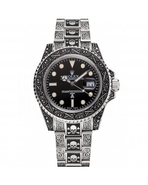 Rolex Mastermind Japan Limited Edition Black Dial Vintage Case And Bracelet 1454077