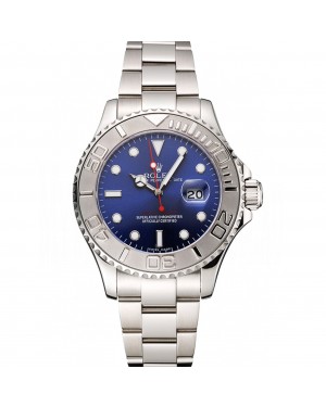Rolex Yacht-Master Blue Dial Stainless Steel Case And Bracelet