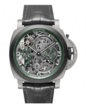 AAA Replica Panerai Luminor Tourbillon GMT Lo Scienziato Mens Watch PAM00768