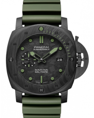 AAA Replica Panerai Luminor 1950 Submersible Marina Militare Carbotech™ 47mm Mens Watch PAM00961