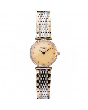 Longines La Grande Classique Champagne Dial Two Tone Bracelet Femme 622137