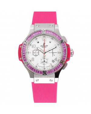 Hublot Big Bang Tutti Frutti Pink Strap White Dial