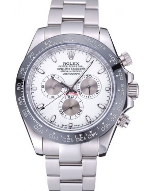 Rolex Cosmograph Daytona White Dial Stainless Steel Bracelet 622542