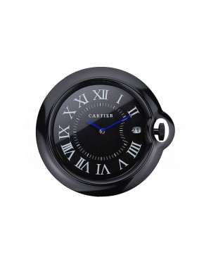 Cartier Bleu de Ballon Wall Clock Black 622466