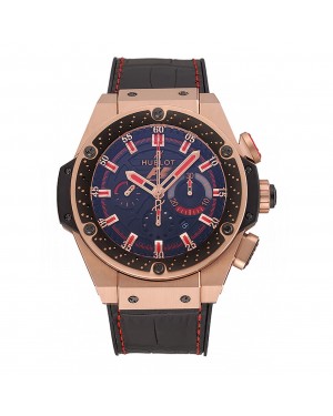 Swiss Hublot Big Bang Limited Edition Formula 1 Black And Red Dial Gold Case Black Strap 62287