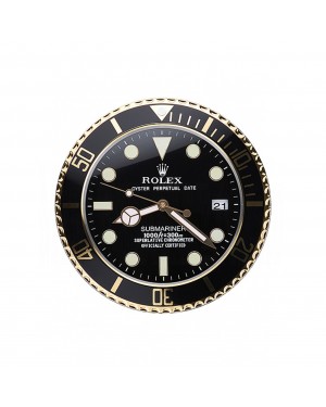 Rolex Submariner Wall Clock Black-Gold 622476
