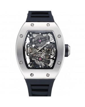 Richard Mille RM 038 Bubba Watson Tourbillion Silver Case Black Rubber Bracelet 1454202