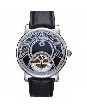 Cartier Rotonde Flying Tourbillon Black Dial 621941