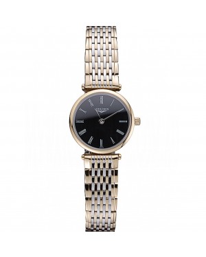 Longines La Grande Classique Two Tone Band Black Dial Femme 622098
