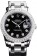 Rolex DateJust Black Dial Diamond Bezel Stainless Steel Bracelet