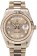 Rolex DayDate Gold Stainless Steel Ribbed Bezel Goldish Dial 41979