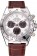 Rolex Daytona Stainless Steel Case White Dial Brown Leather Strap