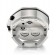 AUDEMARS PIGUET | ROYAL OAK OFFSHORE A STAINLESS STEEL ALARM DESK CLOCK WITH WOODEN STAND