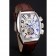 Franck Muller Casablanca White Dial Red Accent Number Tourbillon 41958