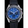 Omega Speedmaster Black Rubber Strap Blue Dial 622043