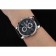 Montblanc Chronograph Black Dial Black Leather Bracelet Silver Case 1454111