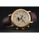Patek Philippe Grand Complications Gold Dial Engraved Gold Case Brown Leather Bracelet 1454141