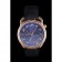 Hermes Classic Croco Leather Strap Navy Dial 801404