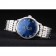 Omega Swiss DeVille Stainless Steel Bezel Roman Numbers Blue Dial 7612