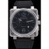 Bell and Ross BR 03-94 Black Dial Silver Case Black Leather Strap