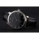 Patek Philippe Calatrava Dark Gray Dial Stainless Steel Case Black Leather Strap