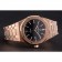 Swiss Audemars Piguet Royal Oak Black Dial Rose Gold Case And Bracelet