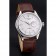 Rolex Cellini White Dial Stainless Steel Case Brown Leather Bracelet 622723