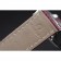 Omega DeVille Prestige Dark Red Dial Silver Diamond Case Dark Red Leather Bracelet 1454121