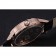 Patek Philippe Geneve Two Dial Black Dial Rose Gold Bezel Black Leather Band 622146