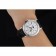 Patek Philippe Perpetual Calendar Retrograde Date White Dial Engraved Silver Case Black Leather Bracelet 1454147