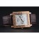 Piaget Emperador Limited Edition White Dial Engraved Rose Gold Case Brown Leather Bracelet 1454140