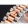 Swiss Rolex Datejust Rose Gold Dial And Bezel Stainless Steel Case Two Tone Bracelet