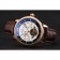 Patek Philippe Classic Tourbillon Power Reserve Black And White Dial Rose Gold Case Brown Leather Strap