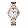 Swiss Ballon Bleu de Cartier watch, 33 mm, rose gold, steel, diamonds