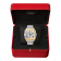 Swiss Santos de Cartier Chronograph watch, XL model, chronograph, gold and steel, interchangeable metal and rubber bracelets