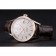 Swiss Tag Heuer Carrera Calibre 5 White Dial Rose Gold Case Brown Leather Strap