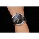 Panerai Luminor Automatic Power Reserve Black Embossed Dial Stainless Steel Case Black Leather Strap