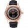 Omega DeVille Black Crocodile Leather Bracelet Black Dial Watch