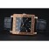 Piaget Emperador Limited Edition Black Dial Engraved Gold Case Black Leather Bracelet 1454137