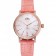 IWC Portofino Moon Phase Silver Dial Rose Gold Case Diamonds Bezel Pink Leather Strap