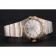 Swiss Omega Constellation White Dial Stainless Steel Case Gold Bezel Two Tone Bracelet