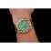 Swiss Rolex GMT Master II Green Dial Stone Set Bezel Gold Case And Bracelet 1453748