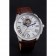 Cartier Calibre Tourbillon White Dial Stainless Steel Case Brown Leather Strap 622750