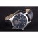 Vacheron Constantin Tourbillon Black Dial Stainless Steel Case Black Leather Bracelet