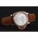 Panerai Radiomir White Dial Diamond Bezel Rose Gold Case Brown Suede Leather Strap 1453799