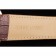 Cartier Calibre White Dial Gold Case Brown Leather Bracelet
