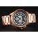 Cartier Calibre De Cartier Small Seconds Black And White Dial Rose Gold Case And Bracelet
