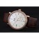 Piaget Altiplano Diamond Gold Case White Dial Brown Leather Bracelet 622627