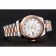 Swiss Rolex Datejust White Dial Rose Gold Bezel Stainless Steel Case Two Tone Bracelet